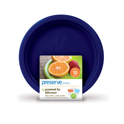 Preserve Small Reusable Plates - Midnight Blue - 10 Pack - 7 in