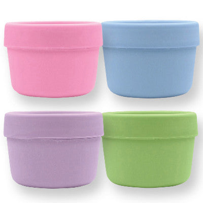 Green Sprouts Snack Cups - Stage 2 and Up - Girls Assorted Colors - 4 Pack