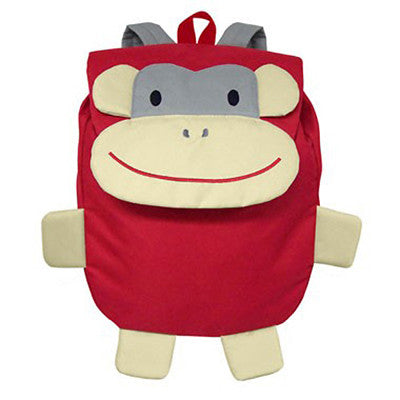 Green Sprouts Safari Backpack - Red Monkey