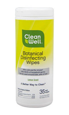 CleanWell Disinfecting Wipes - 35 count