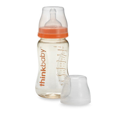 Thinkbaby Baby Bottle with Stage B Nipple (6-12 Months) - 9 oz