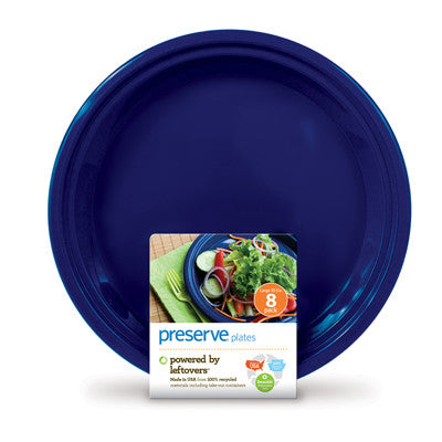 Preserve Large Reusable Plates - Midnight Blue - 8 Pack - 10.5 in