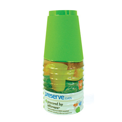 Preserve Tumblers Reusable Cups - Apple Green - 10 Pack - 16 oz.