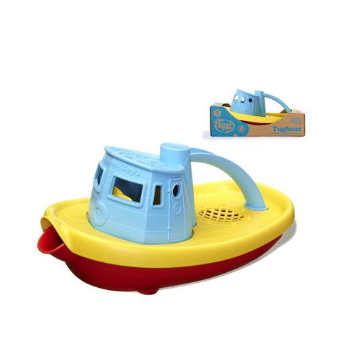 Green Toys Tugboat with Blue top