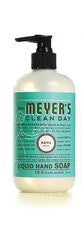 Mrs. Meyers Clean Day Liquid Hand Soap, Basil, 12.50 oz.