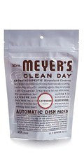 Mrs. Meyers Clean Day Automatic Dishwashing Soap Packs, Lavender, 12.7 oz.