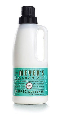 Mrs. Meyers Clean Day Fabric Softener, Basil, 32 oz.