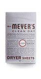 Mrs. Meyers Clean Day Dryer Sheets, Lavender, 80 sheets per box.