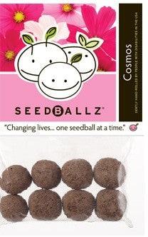 SeedBallz, Cosmos, 8 balls per pack.