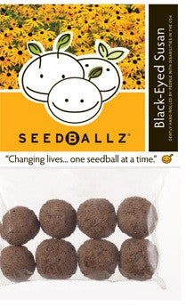 SeedBallz, Black-Eyed Susan, 8 balls per pack.