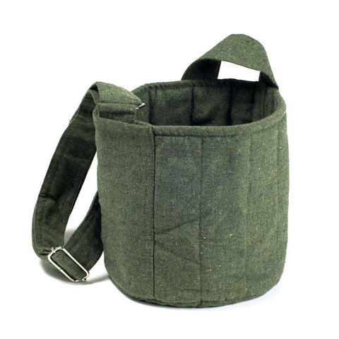 To-Go Ware  2-Tier Cotton Carrier Bag in Forest Green  (fits 2-tier and Classic)