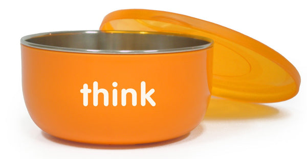 thinkbaby BPA Free Cereal Bowl, Orange