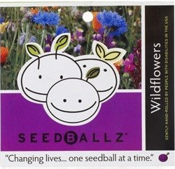 SeedBallz, Wildflower Mix, 8 balls per pack.