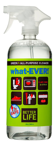 what-EVER! All-purpose Cleaner, Clary Sage & Citrus, 32 oz.