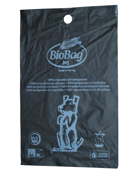 Dog Waste Bio Bags, 20 bags per roll, 2 rolls per box.