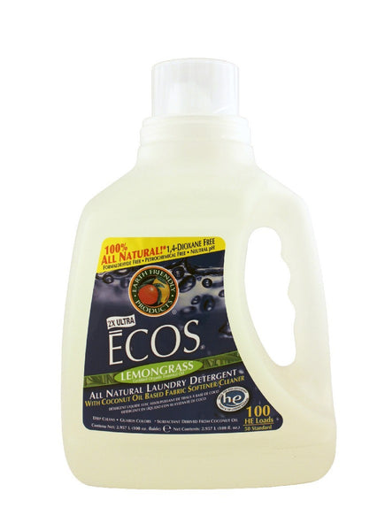 ECOS Lemongrass Ultra Laundry  Liquid, 100 oz.