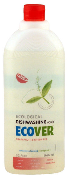Dishwashing Liquid, Grapefruit & Green Tea, 32 oz.